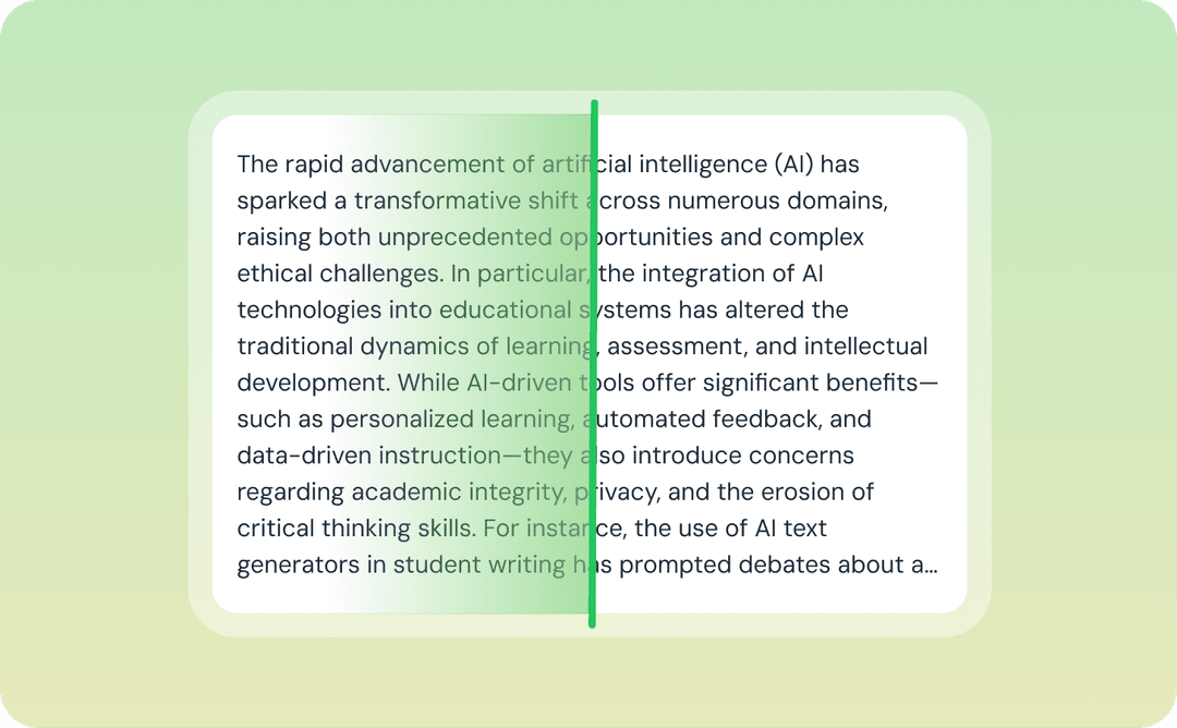 100% Human Written Detection Results