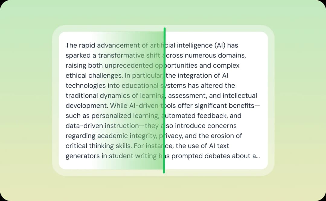 100% Human Written Detection Results