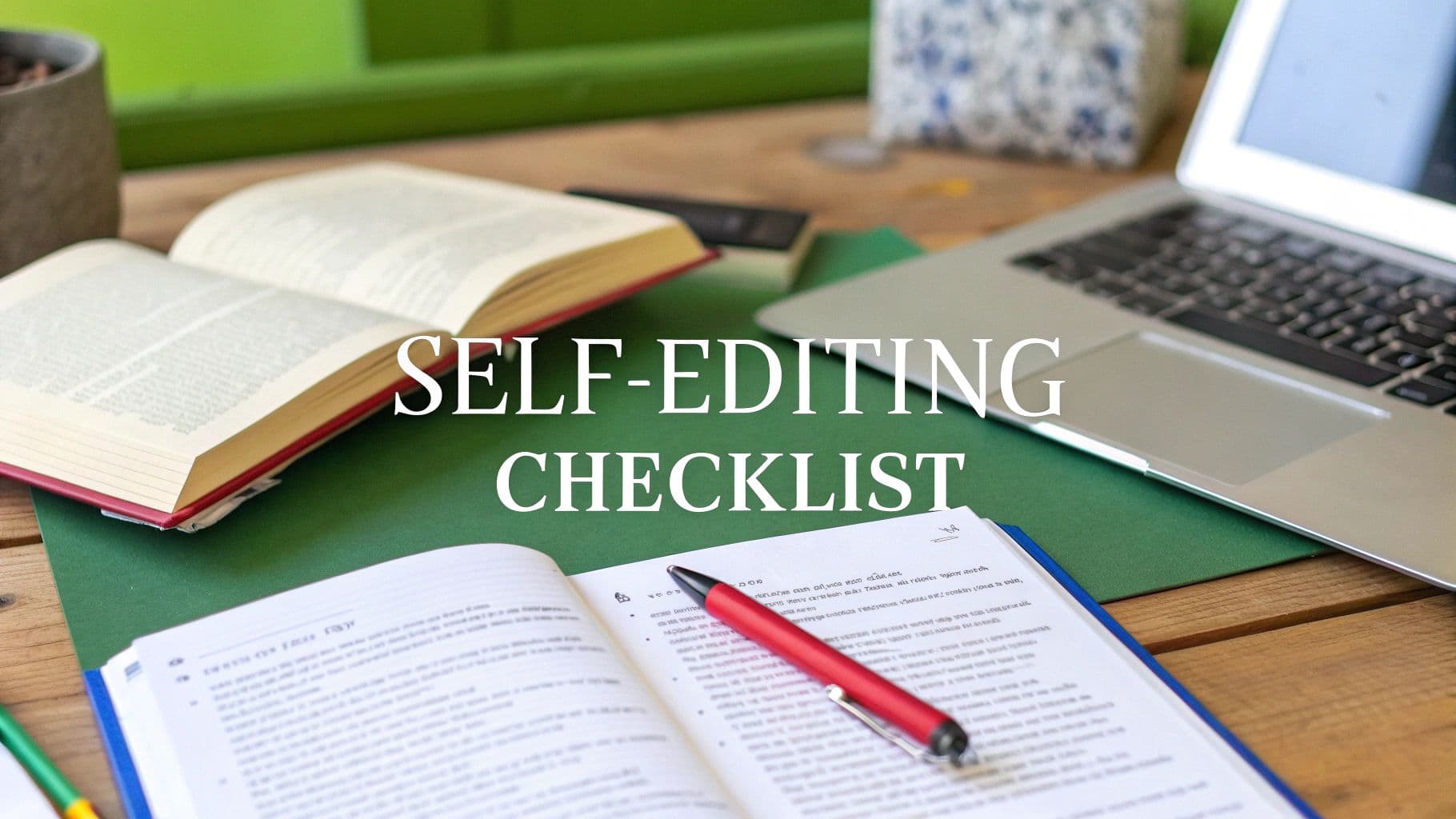 The Ultimate Self Editing Checklist: 8 Steps for 2025