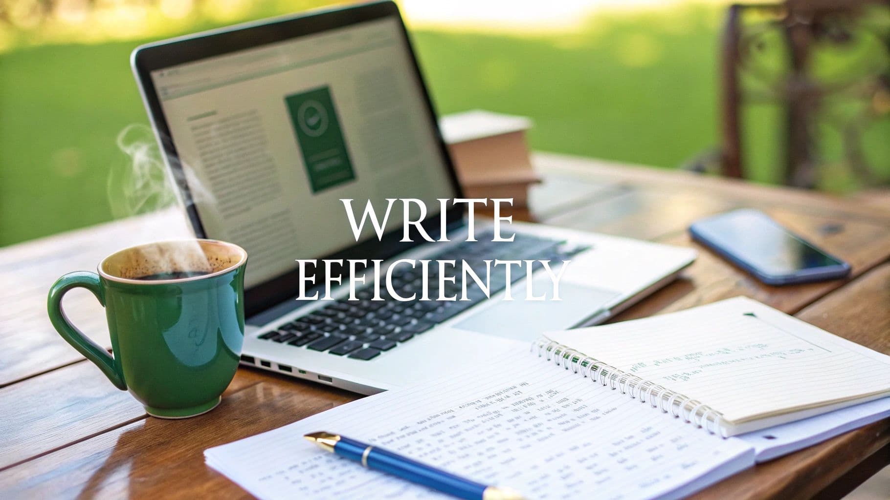 Learn How to Write More Efficiently in Simple Steps