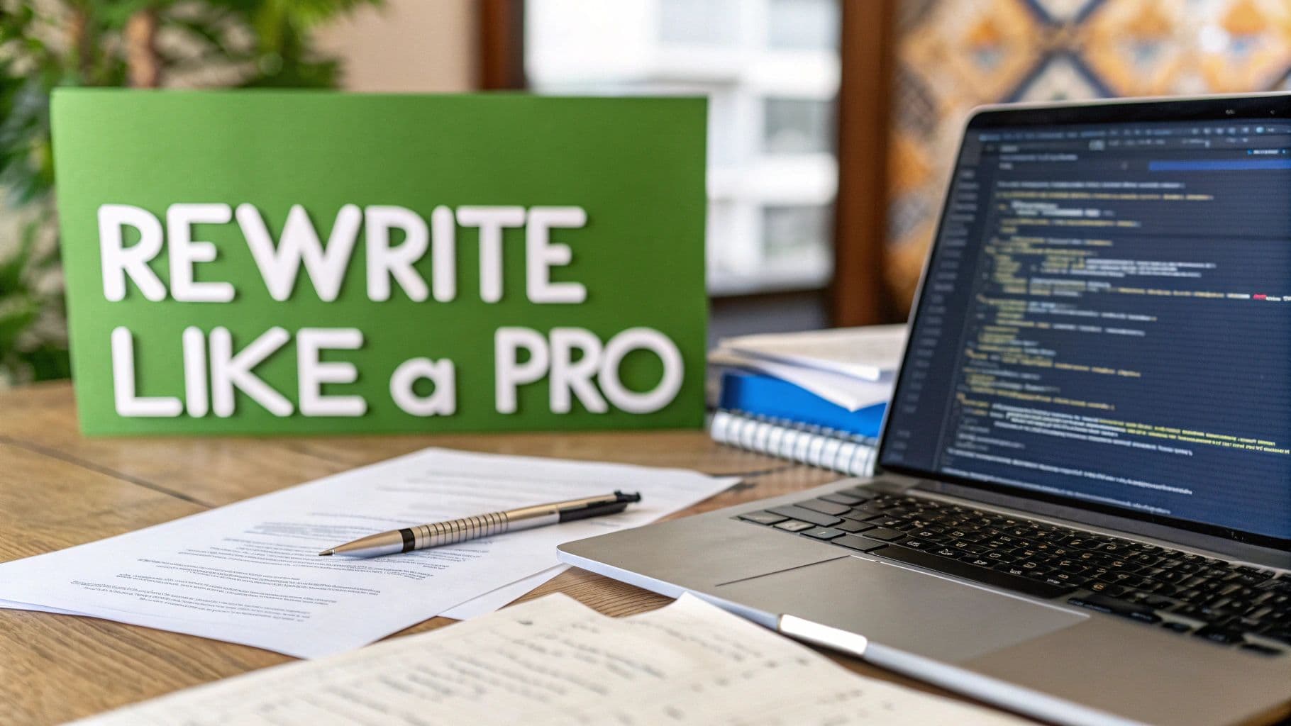 How to Rewrite AI Generated Text Like a Pro